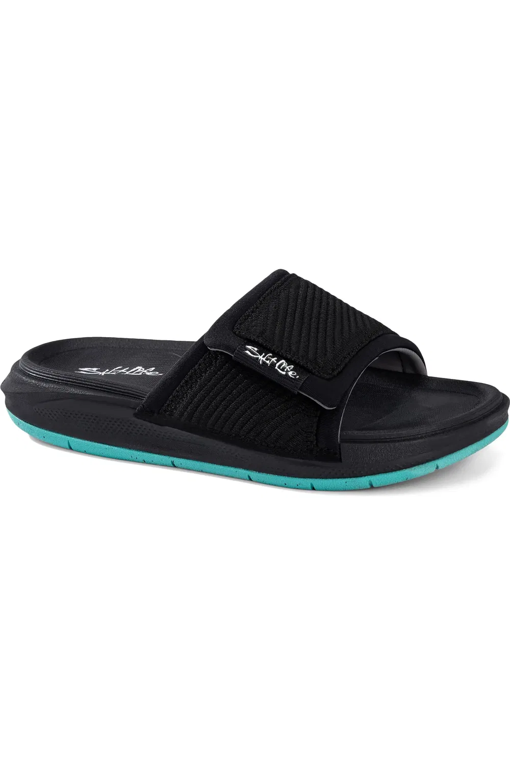 Детские сандалии-слайды на арочной поддержке Breakwater Salt Life, Black/Teal