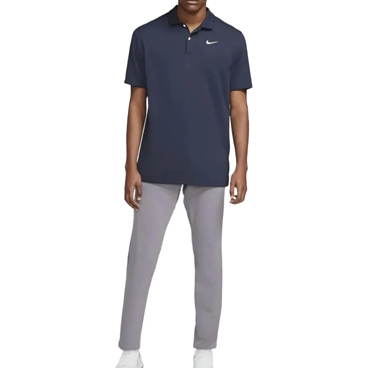 Мужская поло Nike Dri-FIT, Marine Blue — фото 3