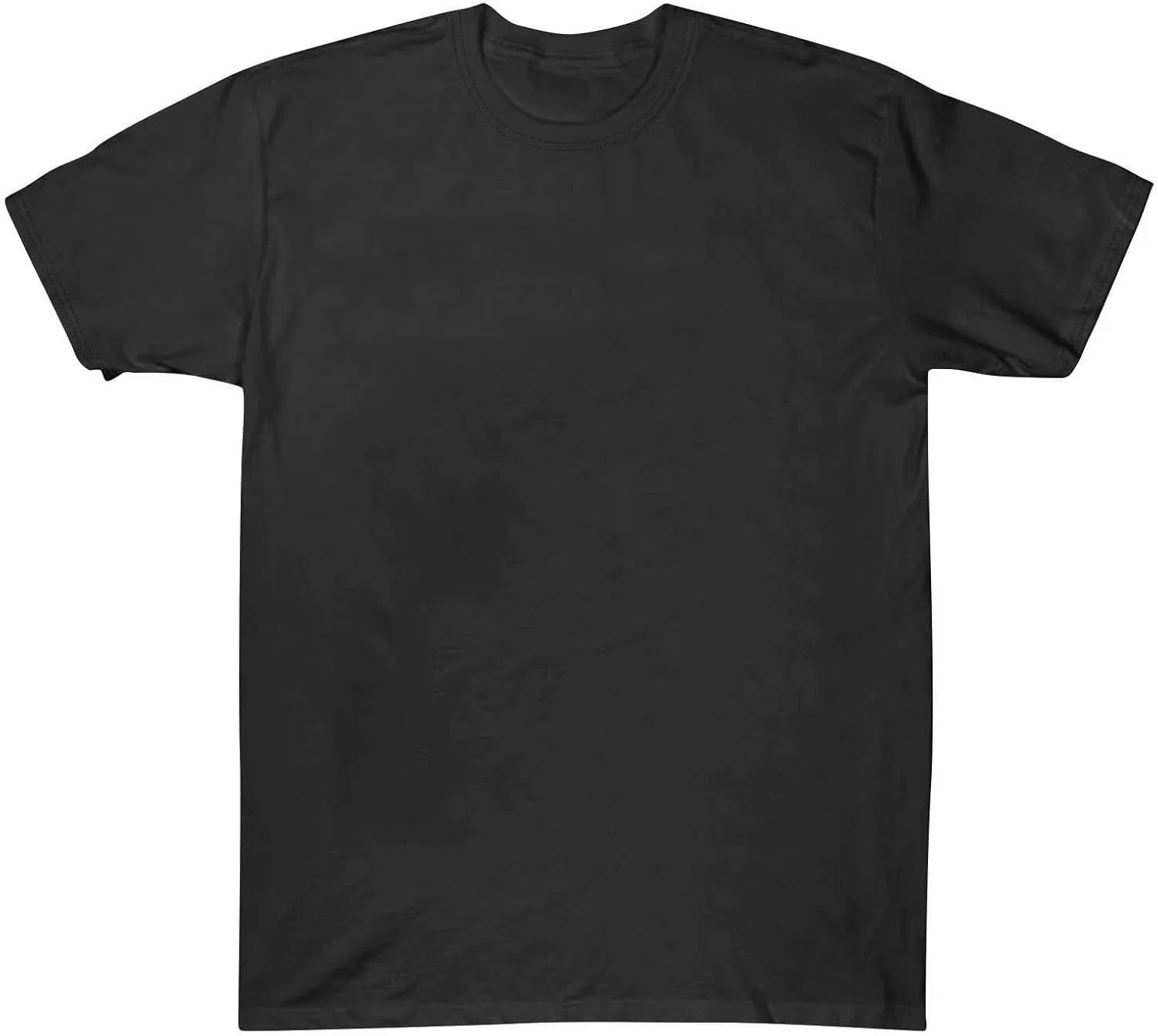 Мужская футболка с круглым вырезом Generic, Black — фото 4