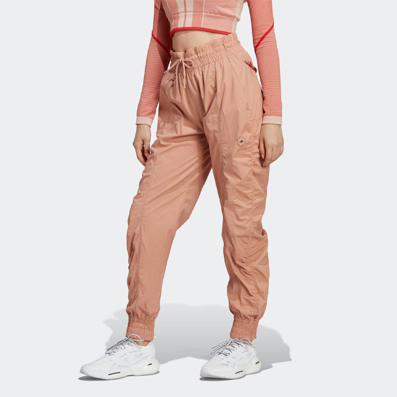 ASU Knit спортивные штаны женские светло-абрикосового цвета Adidas — фото 4