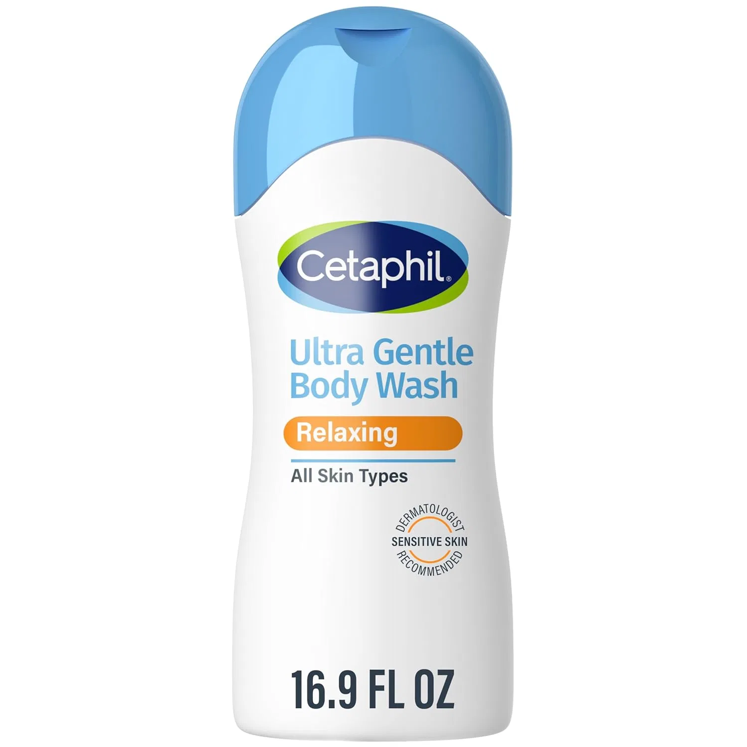 Гель для душа Ultra Gentle Body Wash, Cetaphil, 500 мл, White/Flyaway Orchid