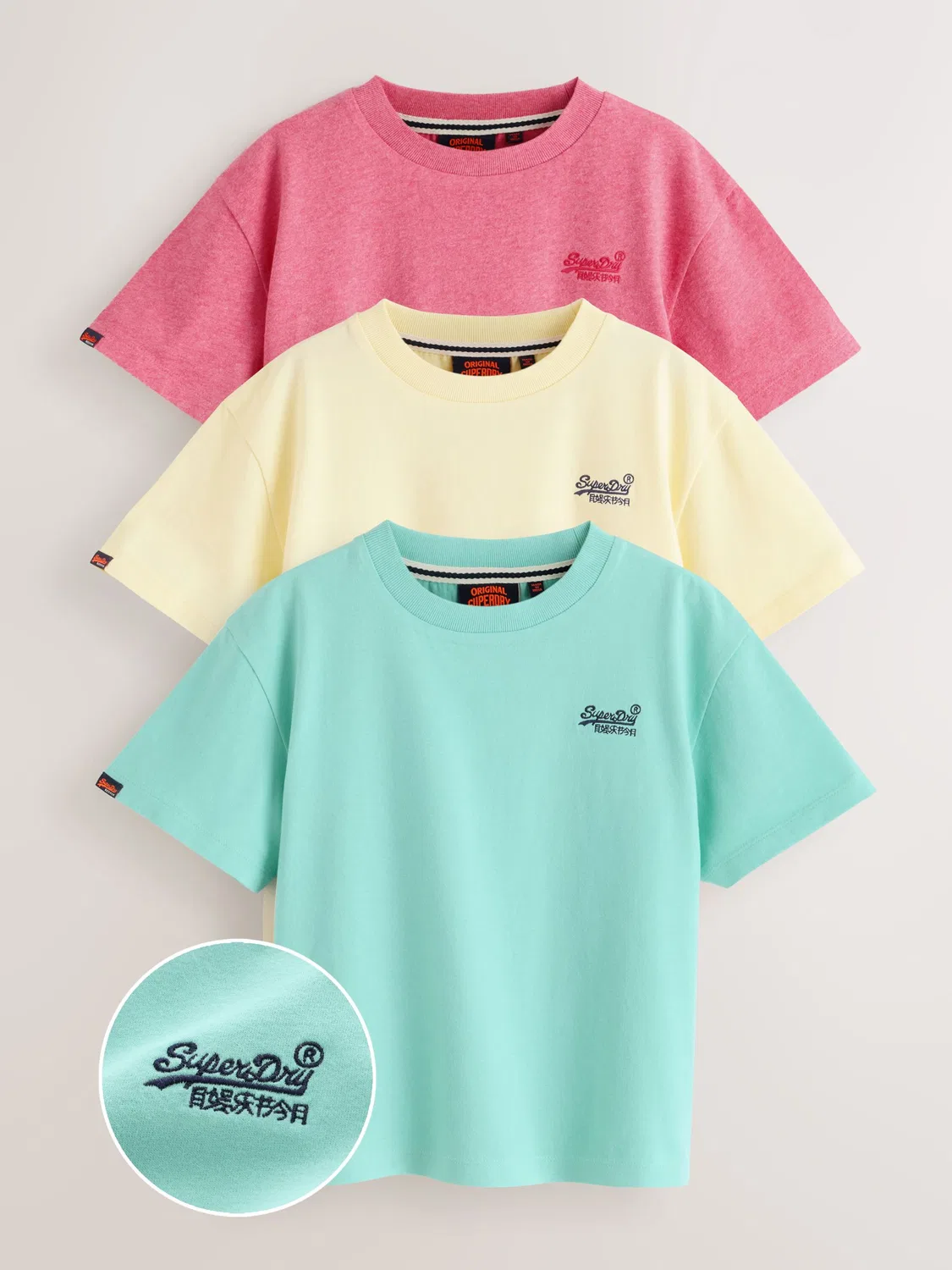 Футболки 3 шт., мультиколор Superdry