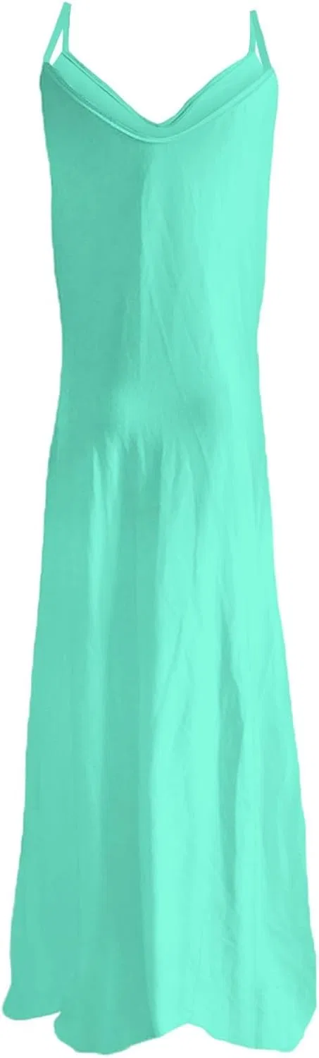 Женское летнее платье с цветочным принтом на бретелях, Mint Green — фото 4