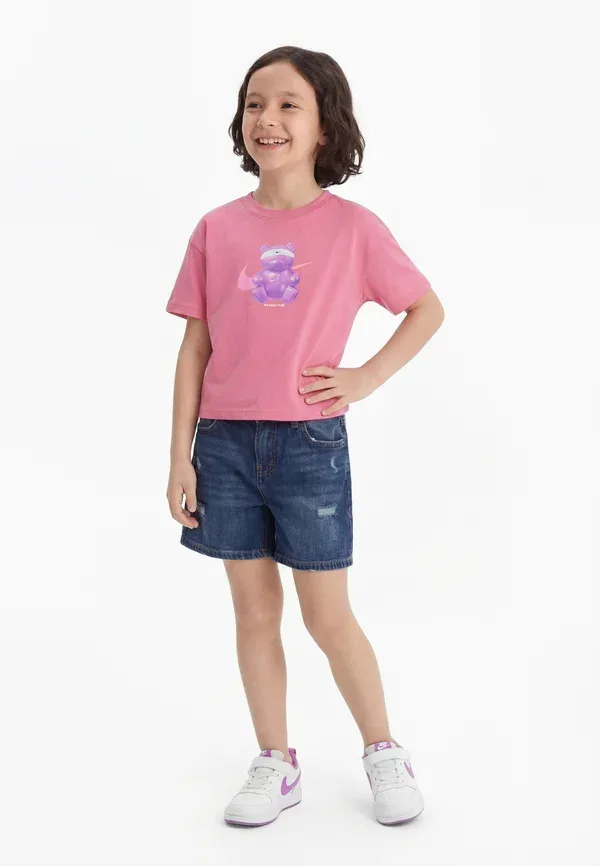 Футболка с принтом Boxy Bear Nike Sportswear peony