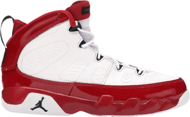 

Кроссовки Air Jordan 9 Retro BP Gym Red, белый