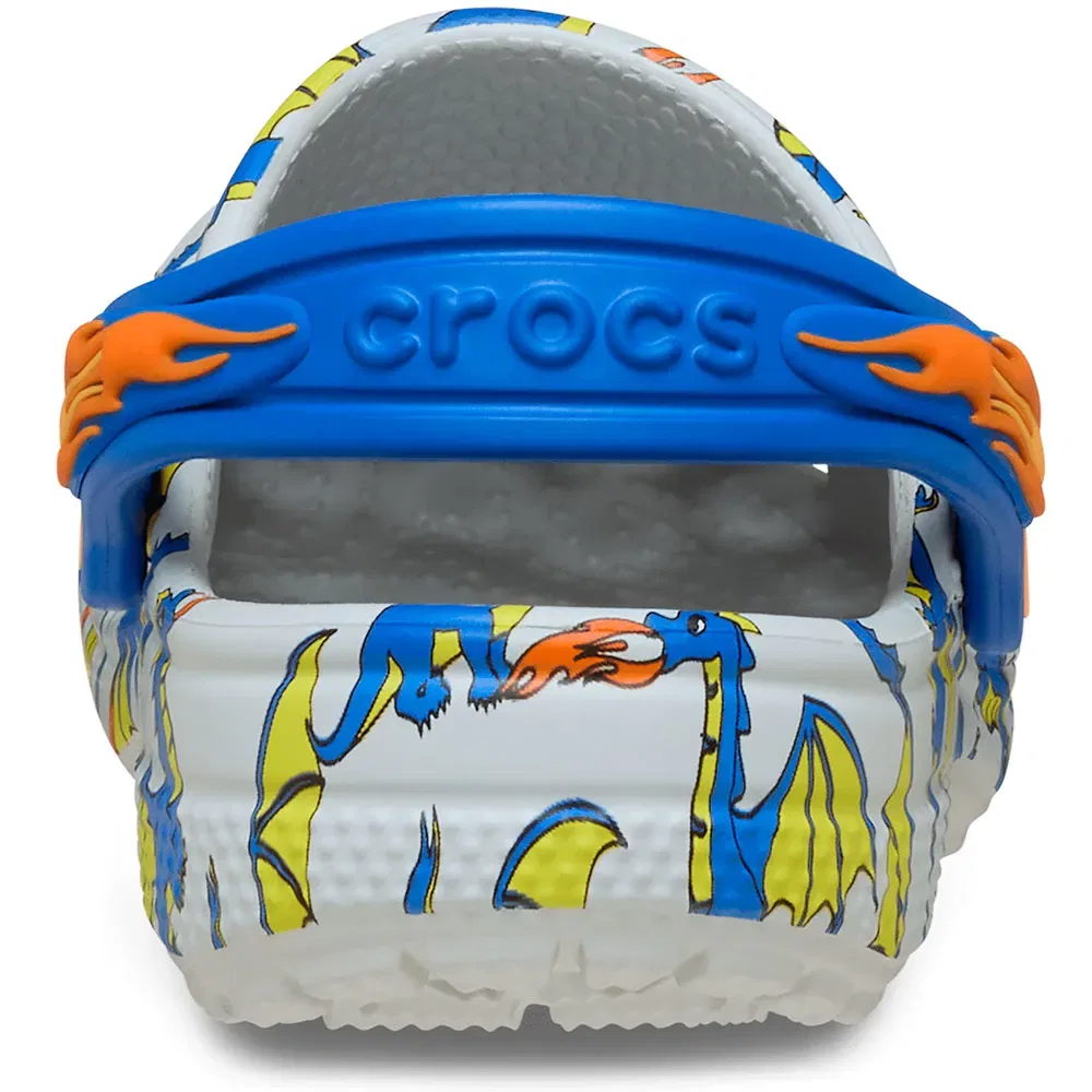 Комбинезон с принтом Classic Dragon Graphic Crocs, белый — фото 4