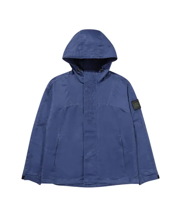 Ветрозащитная куртка Signature Windbreaker, Superdry, темно-синий