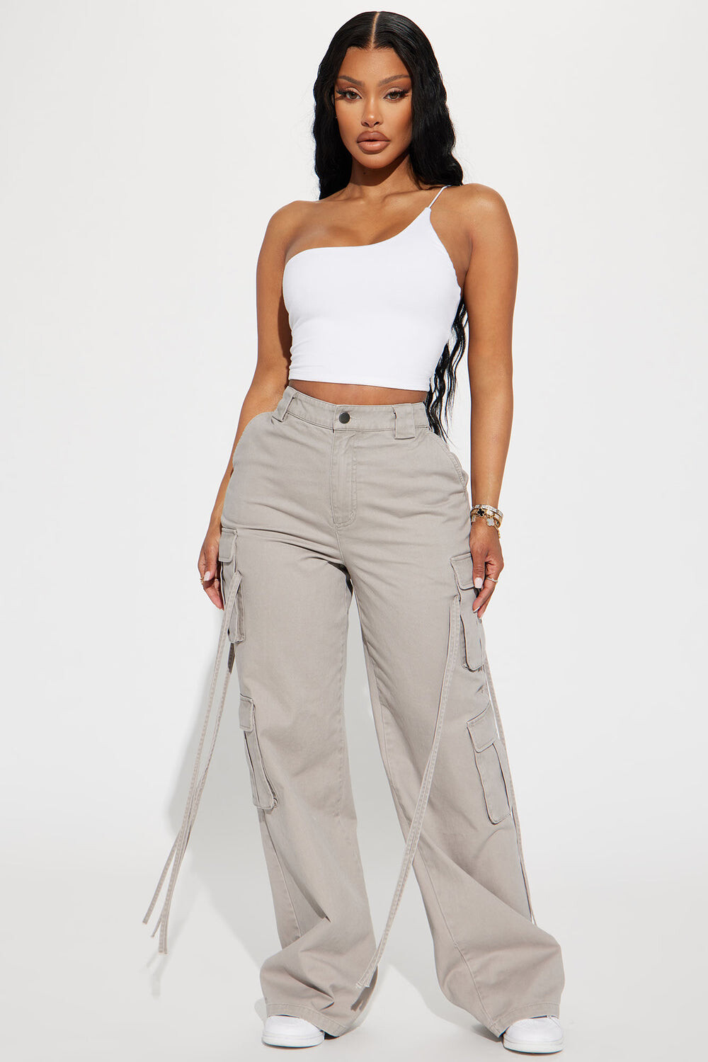 

Брюки карго Fashion Nova SEA01281912W, серый