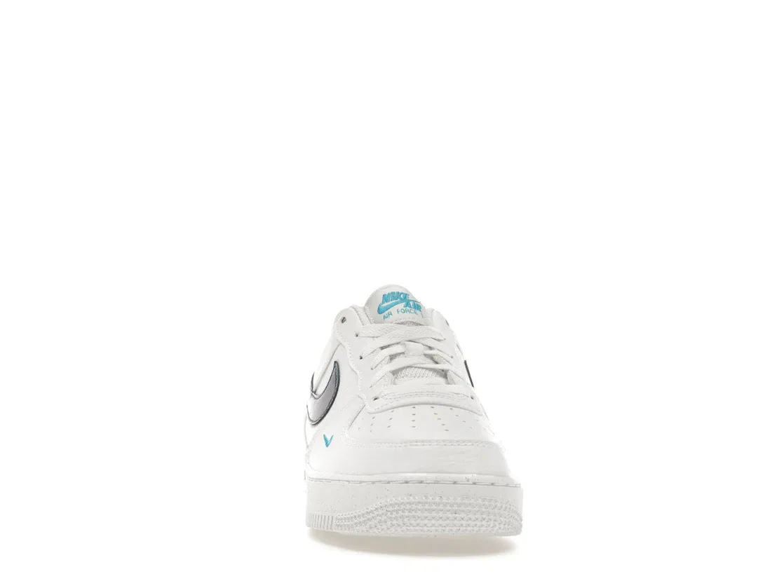 Детские кроссовки Lifestyle Nike Air Force 1 Impact Next Nature, White/Blue Lightning/Blue Lightning — фото 2