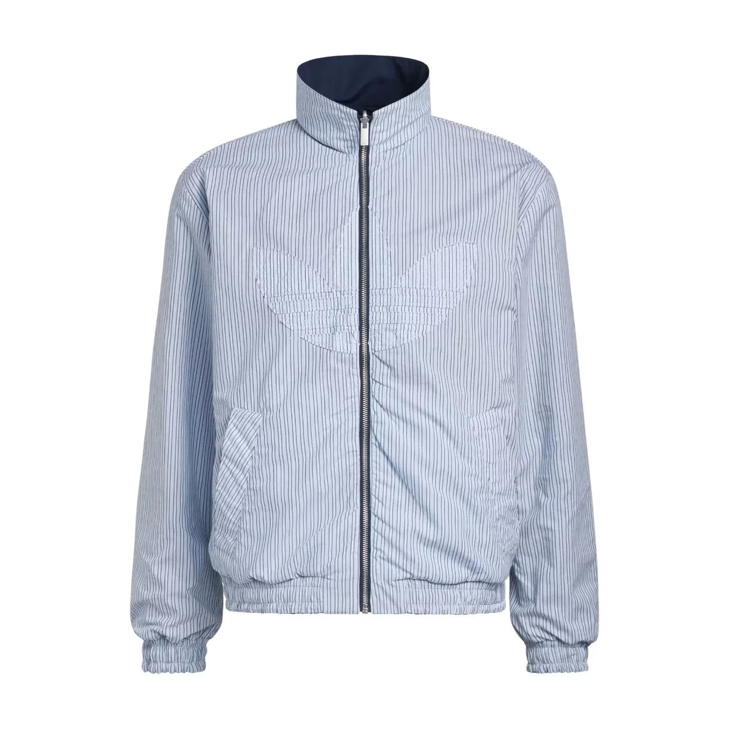 Мужская куртка-бомбер с длинным рукавом Adidas Firebird Coach Jacket, темно-синий — фото 2