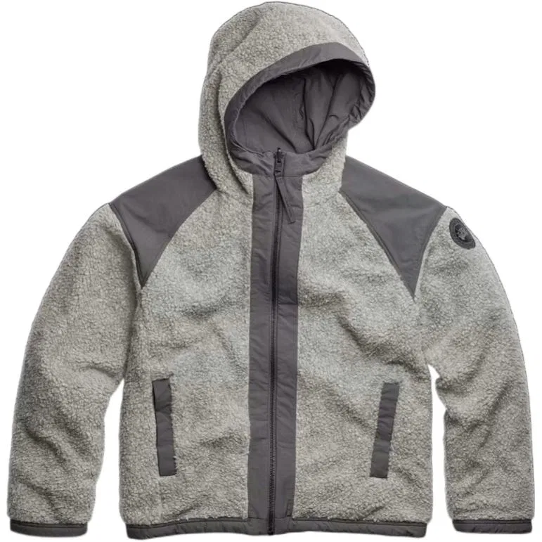 Мужская вельветовая куртка с капюшоном Gray Canada Goose, Gray