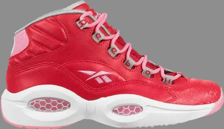 

Кроссовки question mid j 'scarlet' Reebok, красный