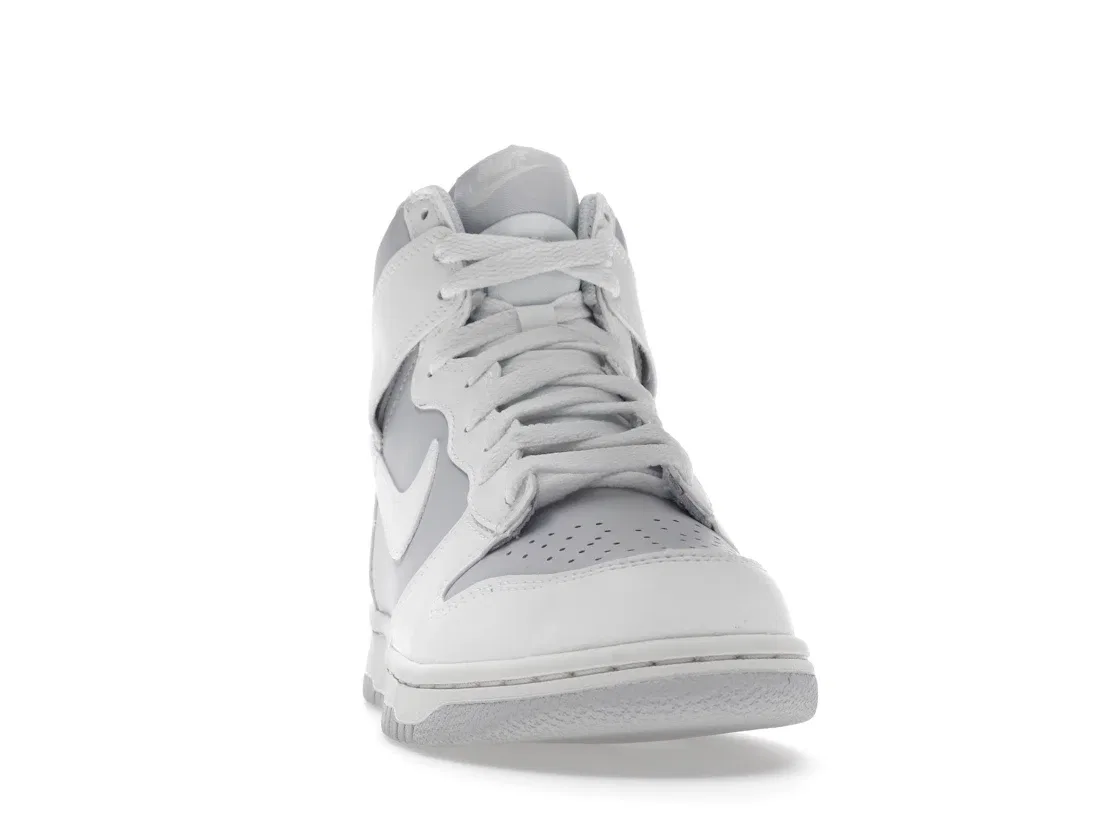 Детские кроссовки Lifestyle Nike Dunk High, Summit White/Summit White/Pure Platinum/Pure Platinum — фото 2