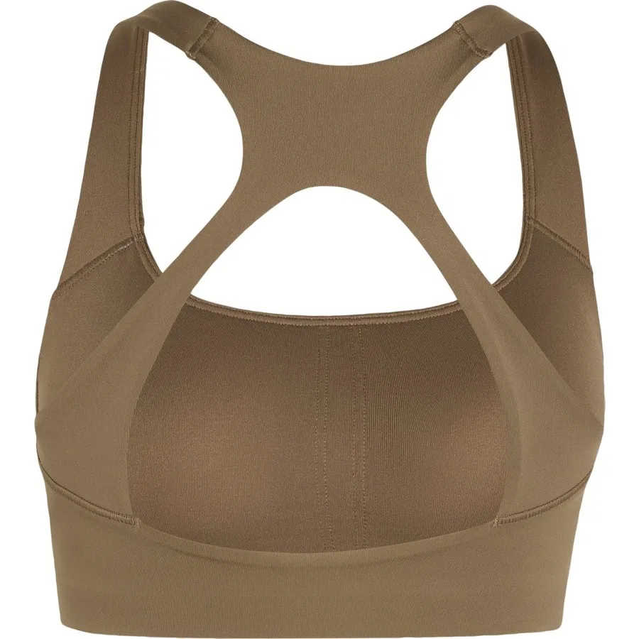 Спортивный бюстгальтер с средним уровнем поддержки Optime Workout Medium Support Bra adidas, Хаки — фото 4