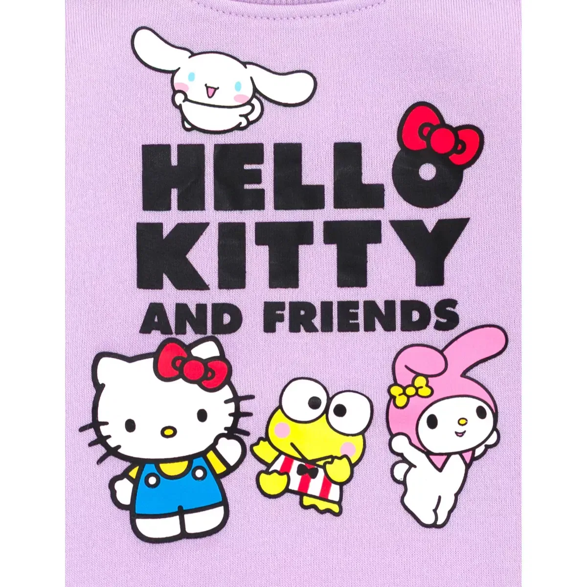 Детское толстовка-свитшот для девочек с длинным рукавом Hello Kitty, Lilac — фото 3