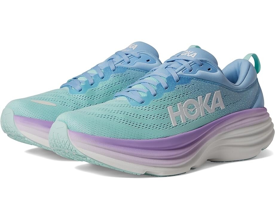 

Кроссовки Hoka Bondi 8, цвет Airy Blue/Sunlit Ocean