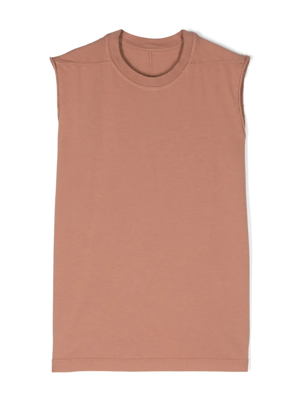 

Футболка Tarp без рукавов Rick Owens Kids, нейтральный