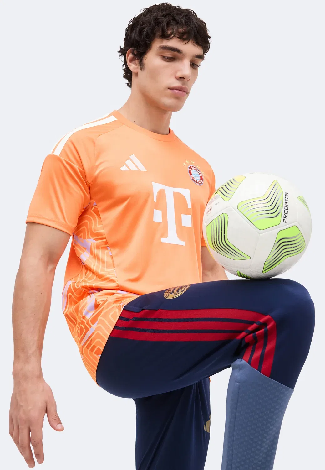 Вратарь ФК Бавария 26/27 - клубная форма Adidas Performance, Team Semi Sol Orange — фото 4