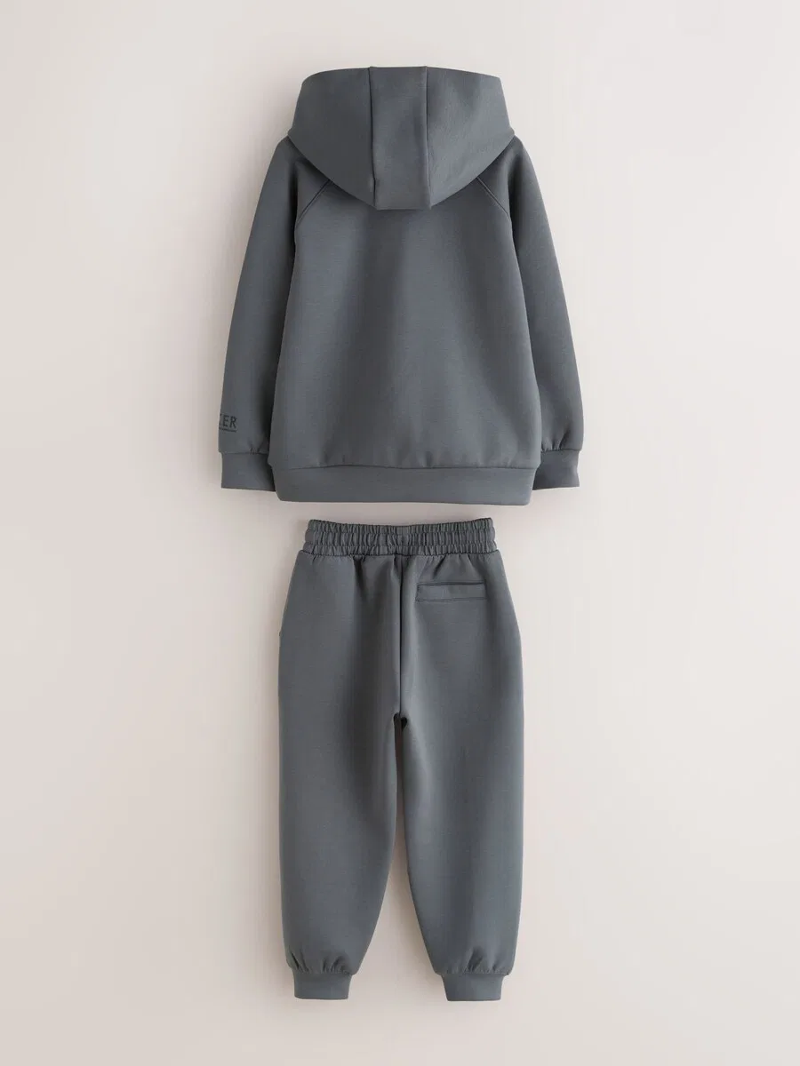 Спортивный костюм Baker by Ted Baker серого и антрацитового цвета — фото 2