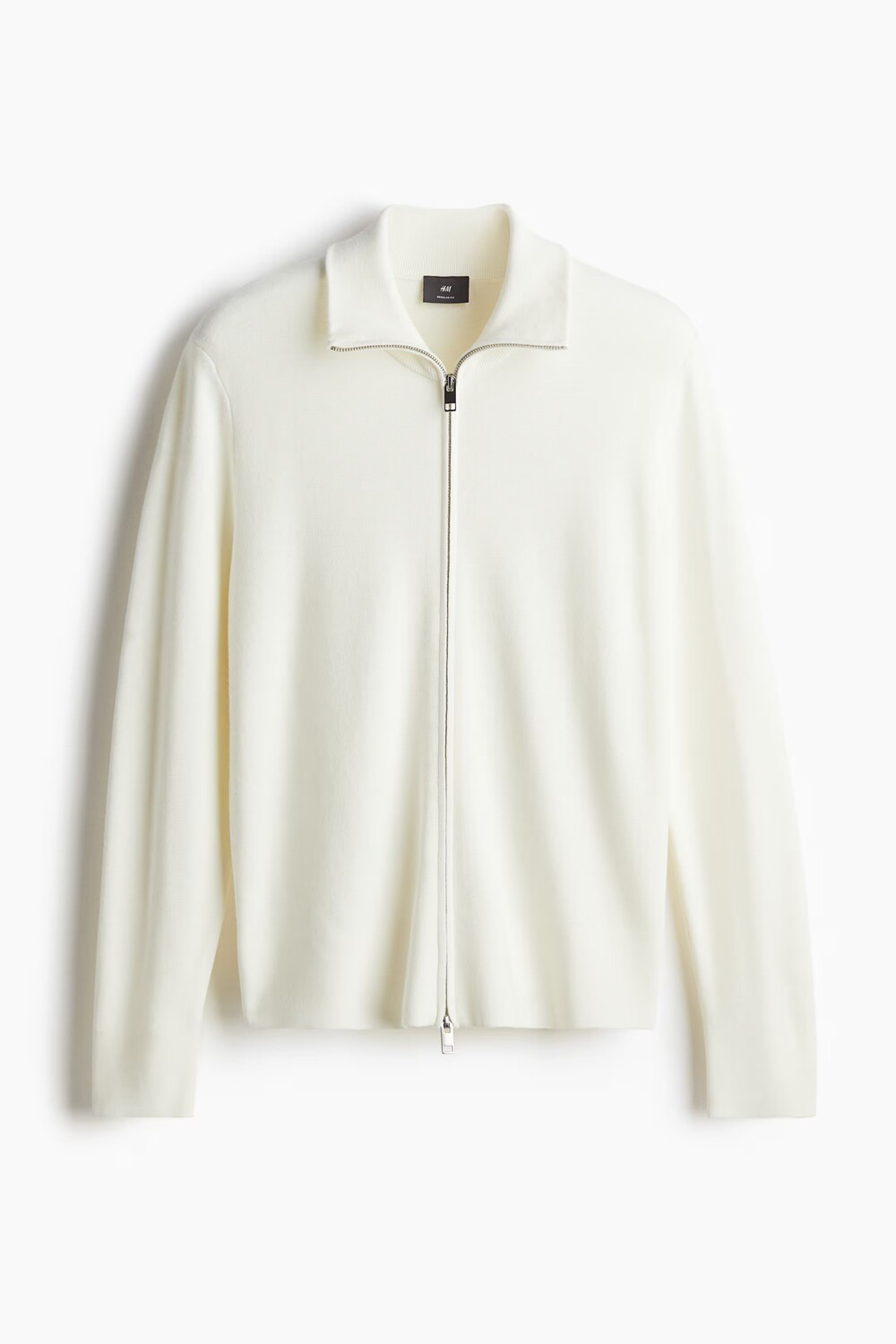 

Кардиган на молнии H&M A/W 2024, белый