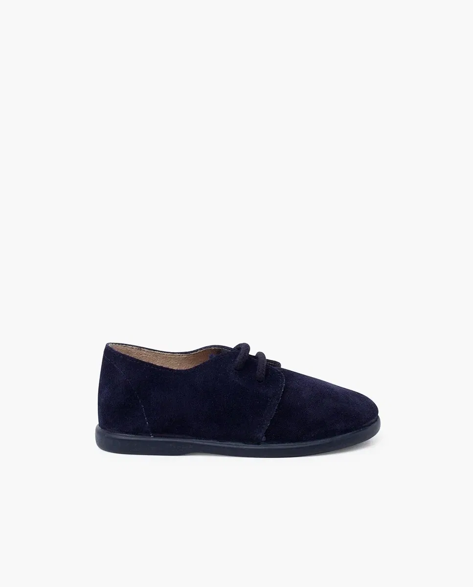 Детские туфли для мальчиков на шнуровке Blucher Pisamonas, Azul Marino