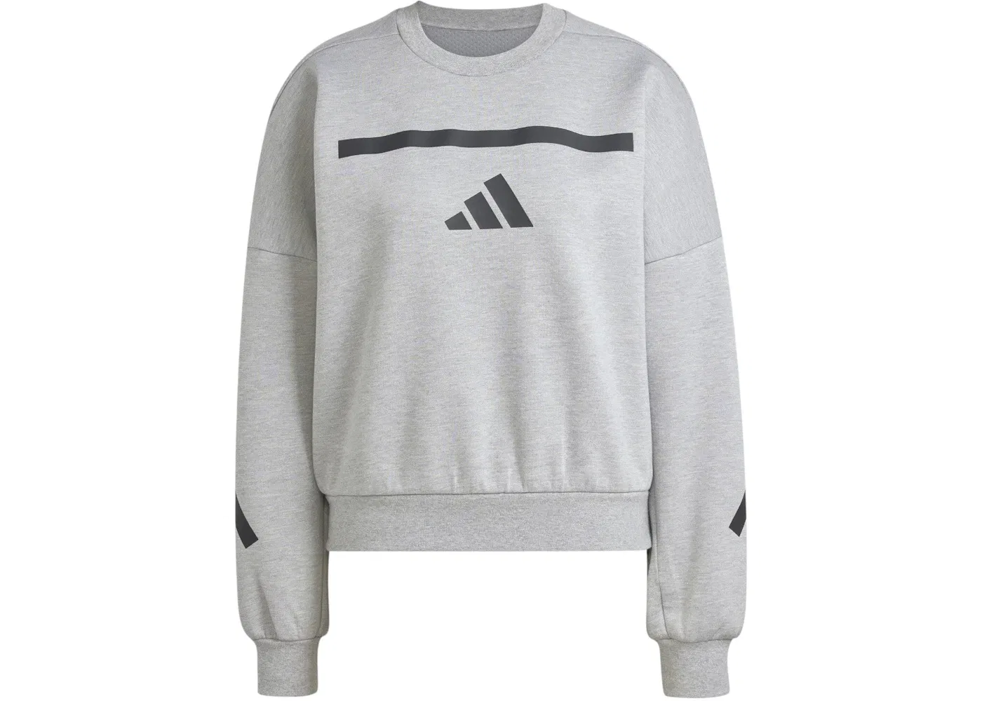 Женский свитшот с длинным рукавом Adidas, Medium Grey Heather