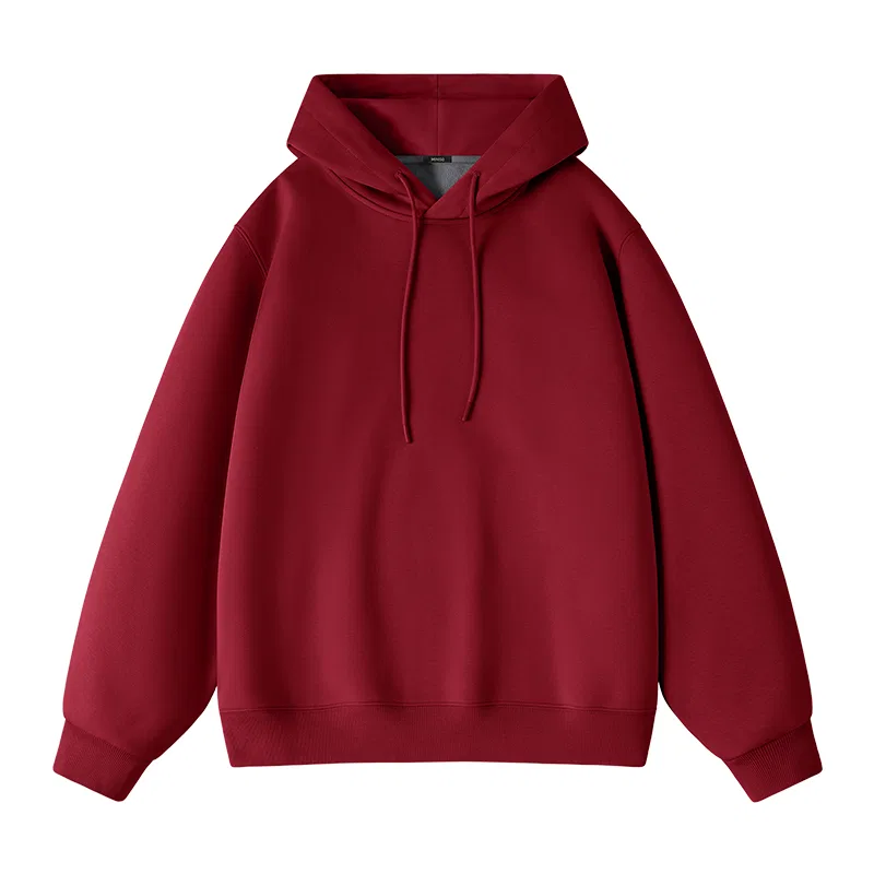 Детский худи на флисе с капюшоном MINISO, Burgundy