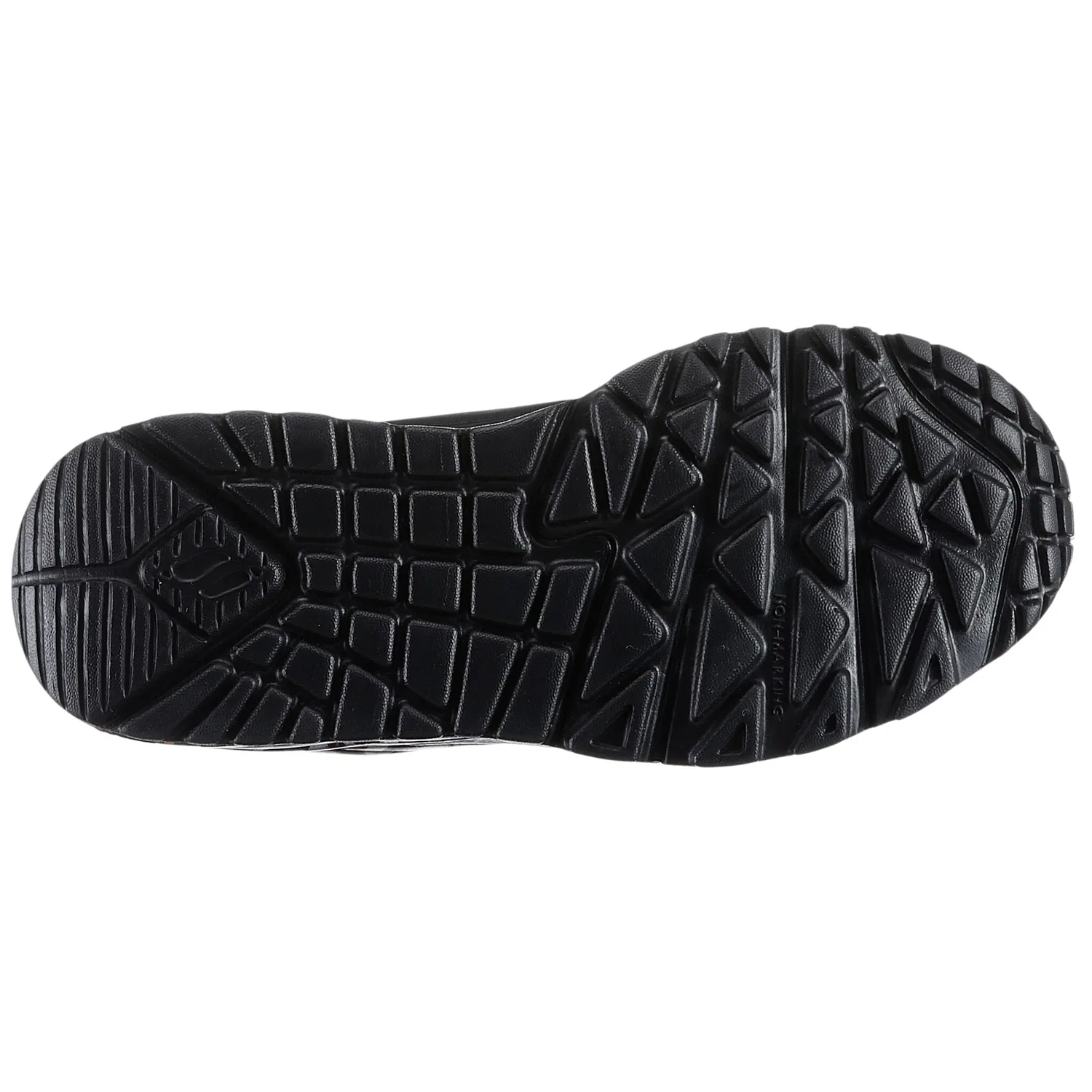 Детские кеды на платформе с рисунком сердец Skechers, Black/Metallic — фото 4