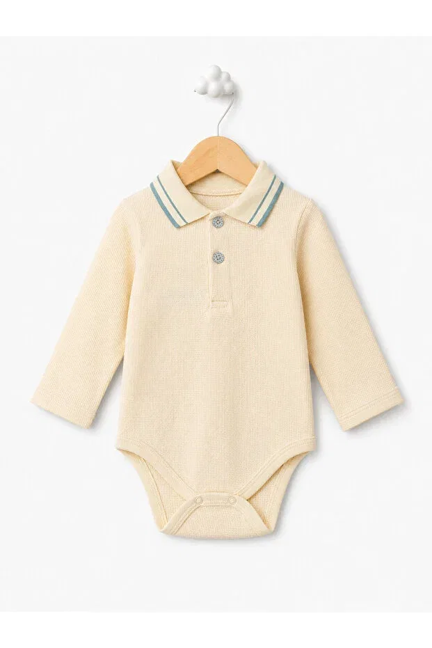 Детское боди с длинным рукавом Basics For My Baby, Beige