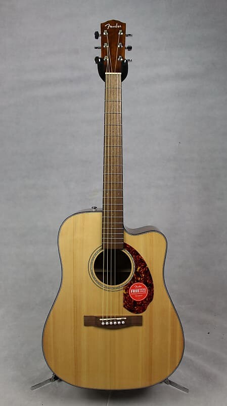

Накладка на гриф Fender CD-140SCE Dreadnought Walnut Natural с футляром