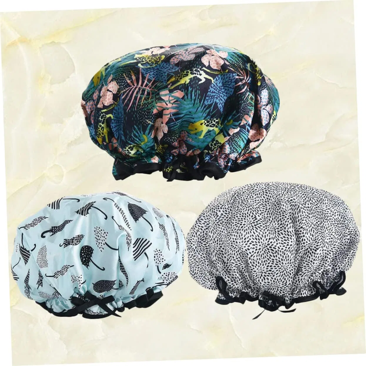 Шапочка для душа 6 Pieces, 7LiuYueFei6, Medium, Assorted Colours — фото 2