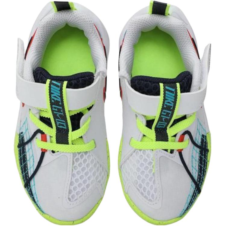 Детские повседневные кроссовки G.T. Cut 3 для дошкольников Nike, белый/красный/желтый/черный — фото 4