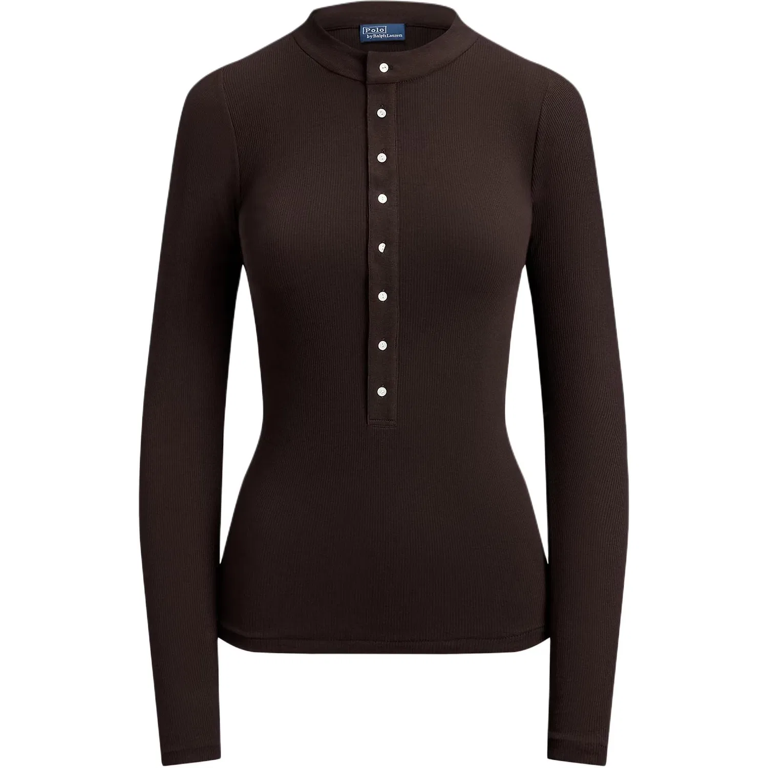 Женская футболка с длинным рукавом, коричневая, Polo Ralph Lauren, Brown