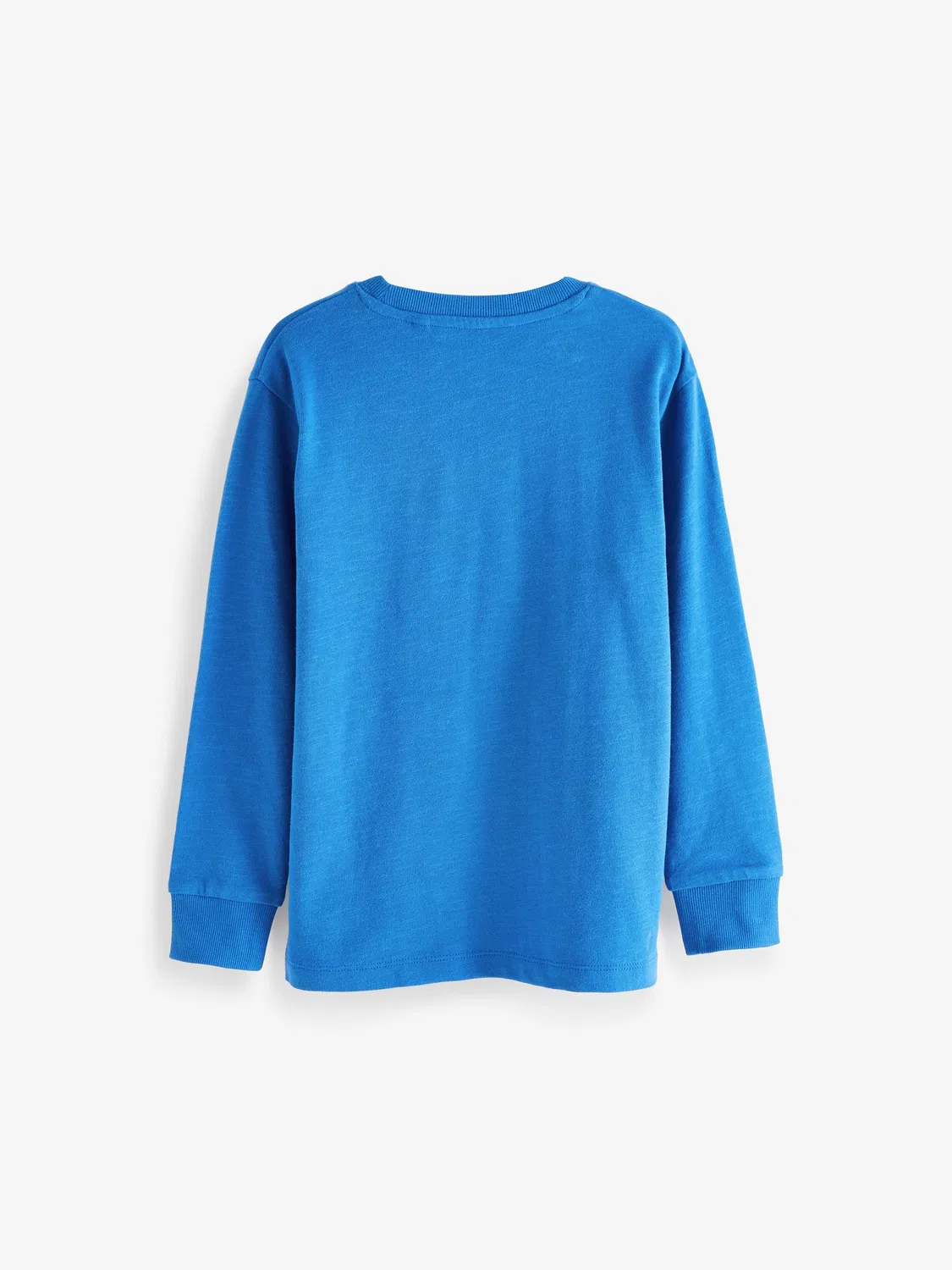 Футболка с длинным рукавом Regular Fit, Cosy T-Shirt Next, синий кобальт — фото 2