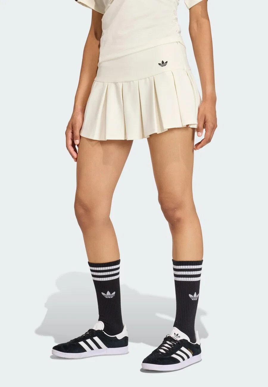 Юбка ADIDAS ORIGINALS 'LOW WAIST SPORT' в натуральном белом цвете — фото 2