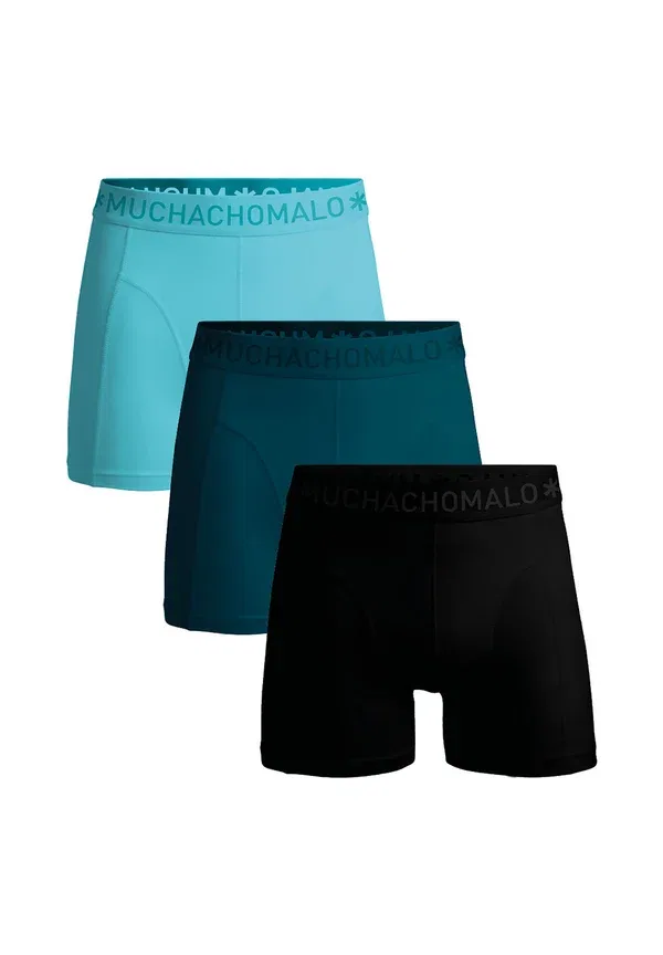 Боксеры 3 штуки, дышащие, 3-pack solid - boxer briefs, Muchachomalo, синий, зеленый, синий