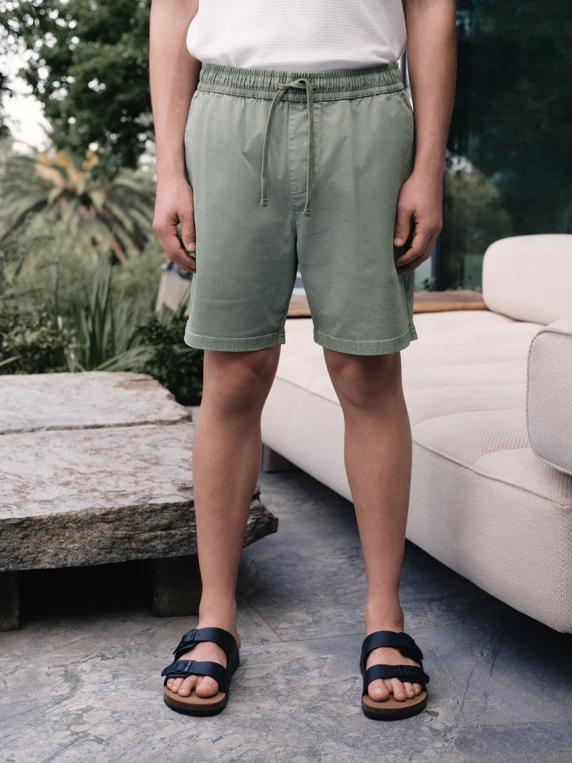 Шорты классические Green Classic Garment Dyed Dock Next, зеленый — фото 2