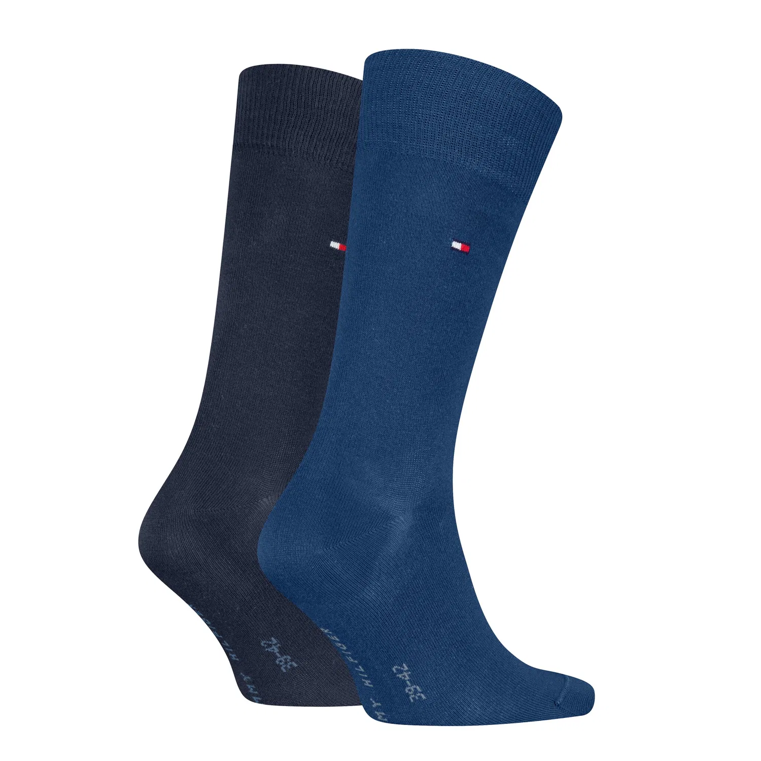 Мужские классические носки с флаг-логотипом Tommy Hilfiger, Ocean Blue — фото 2