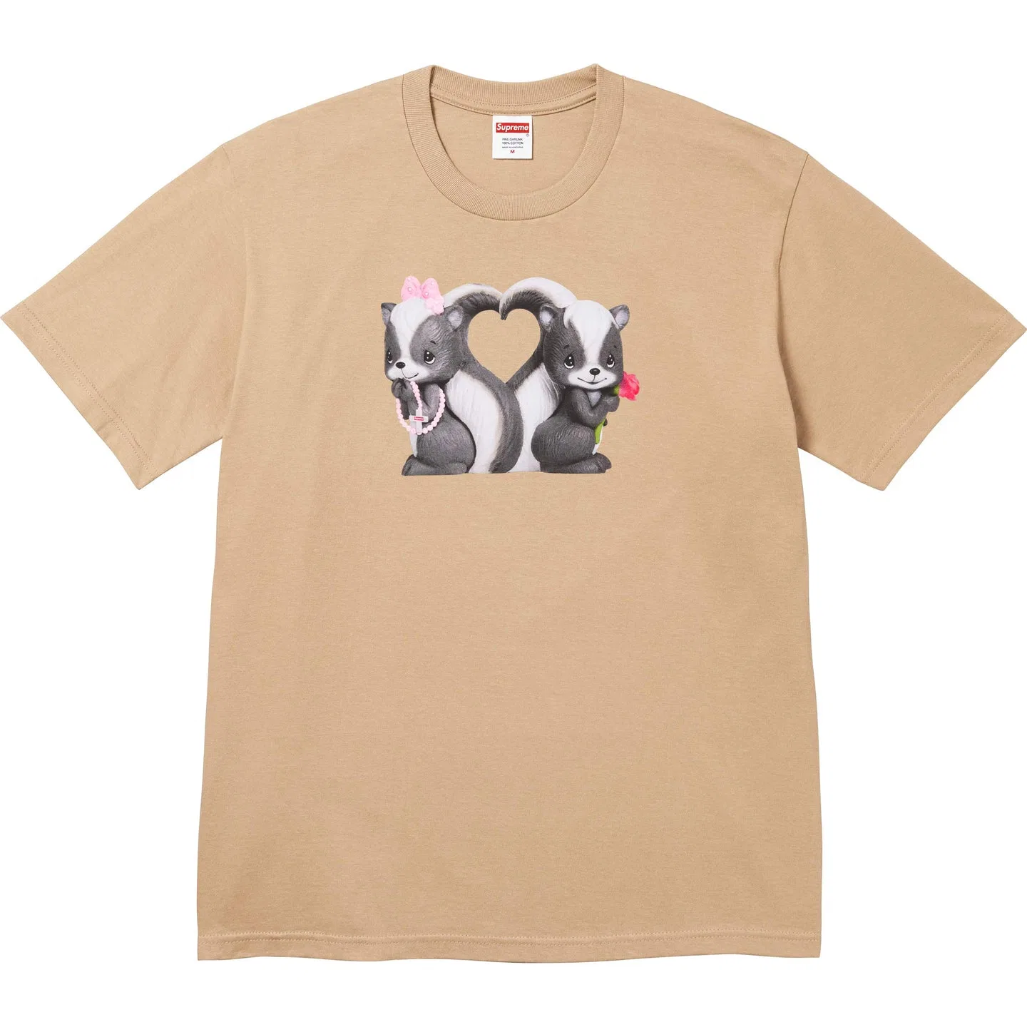 Женская футболка с круглым вырезом Supreme, Cardinal Red — фото 4