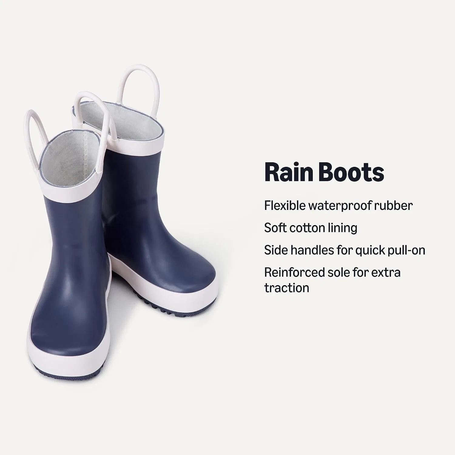 Детские резиновые сапоги для мальчиков и девочек Amazon Essentials x Sofia Grainge, Navy — фото 3