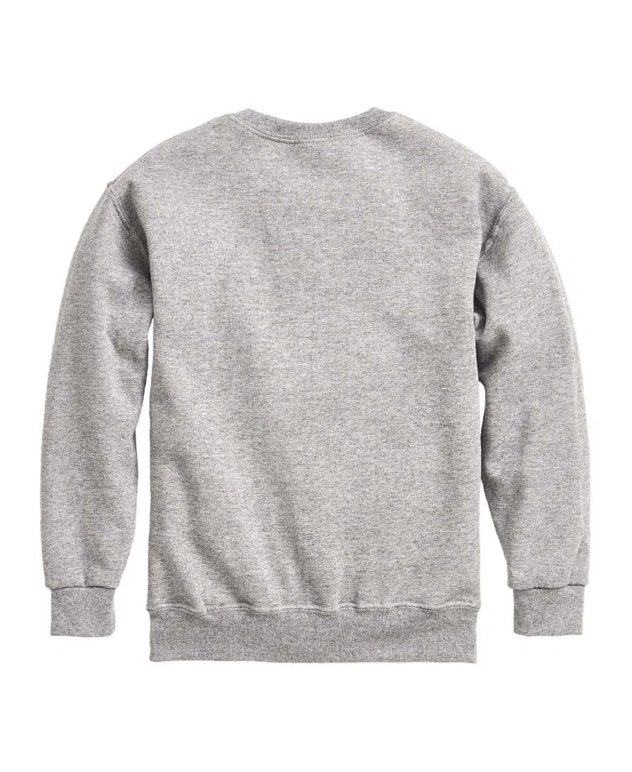 Свитшот на молнии с длинным рукавом, модель Mickey Peace Sign Hybrid, Athletic Heather — фото 2