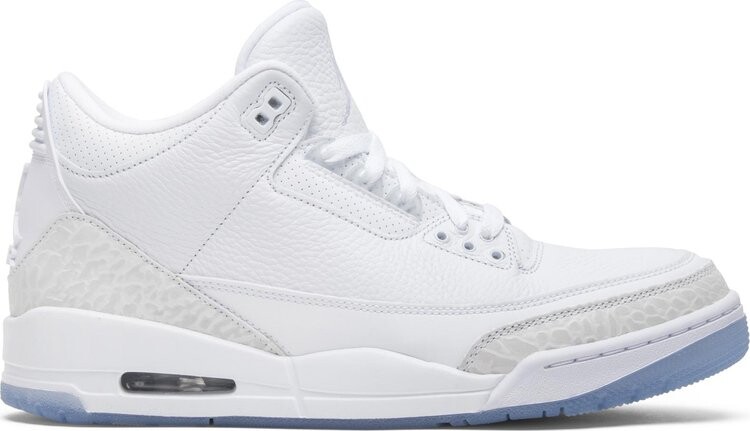 

Кроссовки Air Jordan 3 Retro Triple White, белый, Белый;серый, Кроссовки Air Jordan 3 Retro Triple White, белый