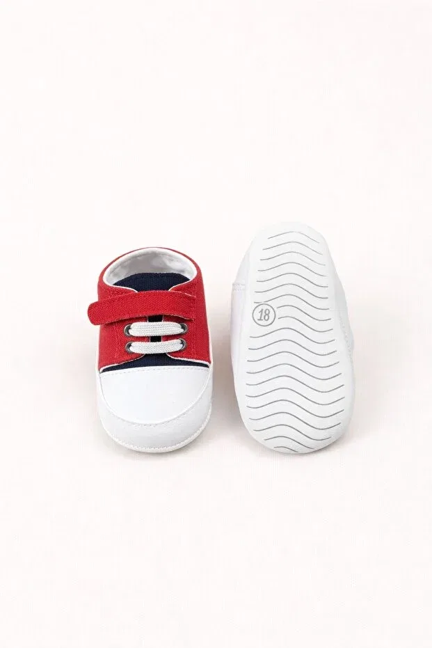 Детские туфли для девочек с гибкой подошвой Numix Baby Kids, Red — фото 3