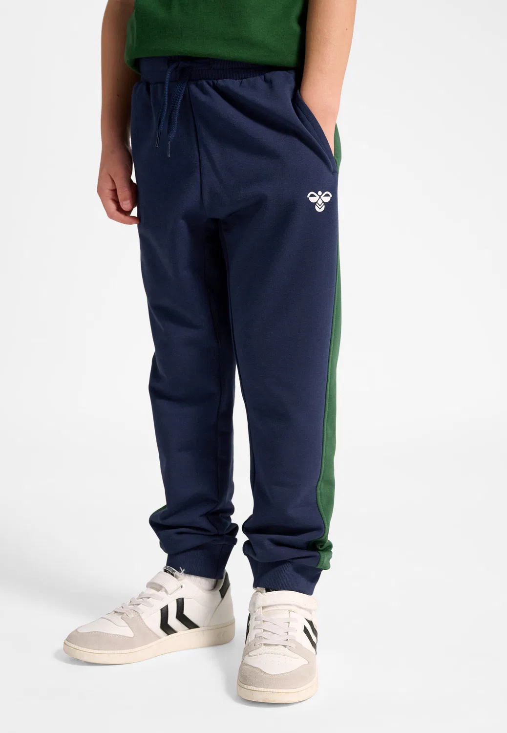 Детские штаны с регулируемой талией Hmlessen Hummel, Navyblau Gletscherblau