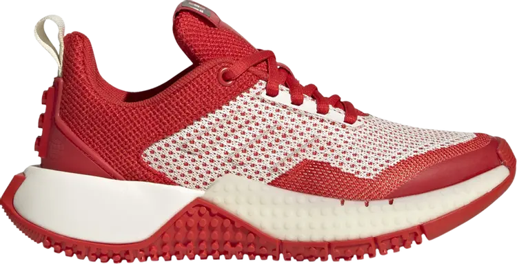 Детские кроссовки Adidas LEGO x Sport Pro J, красный/белый — фото 2