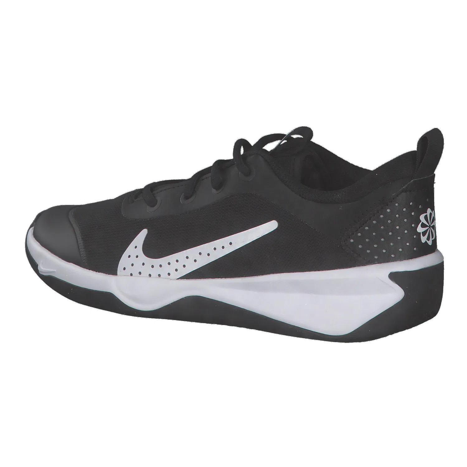 Детские кроссовки с принтом Omni Multi-Court Nike, Schwarz Weiss — фото 3