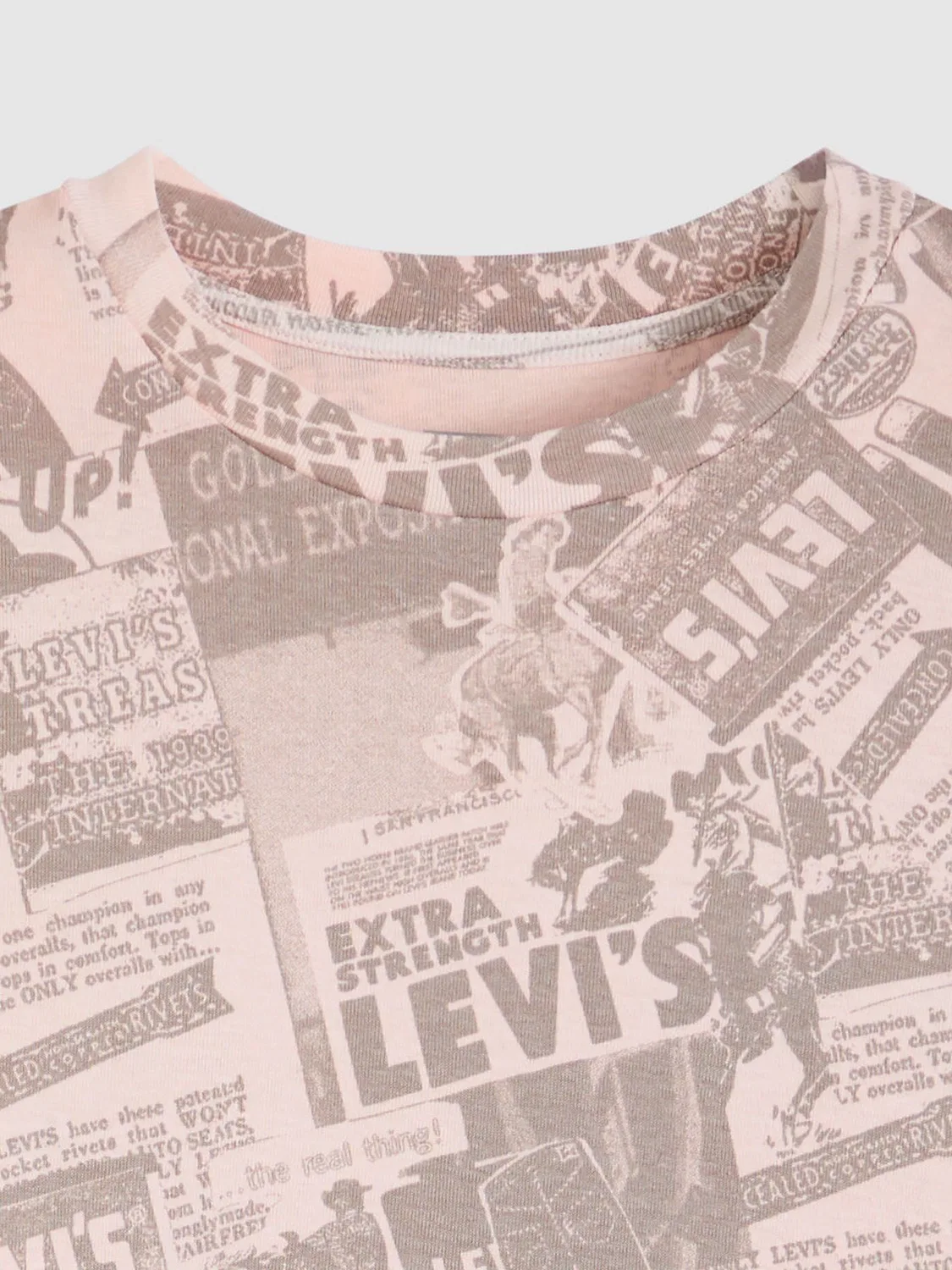 Футболка с принтом Levi's Cowboy Pink Levi's, розовый — фото 4