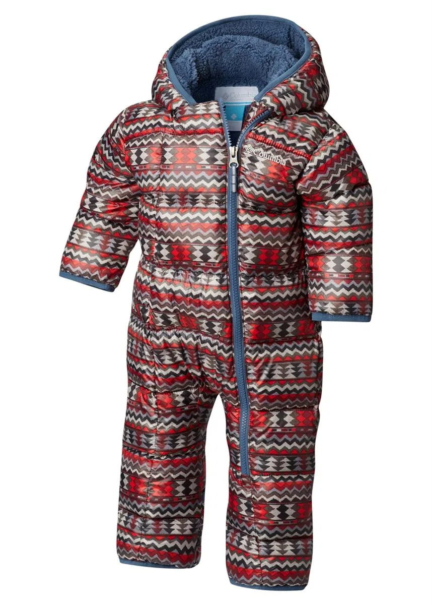 Детский зимний комбинезон с капюшоном Frosty Freeze, Columbia, Red Element Zigzag