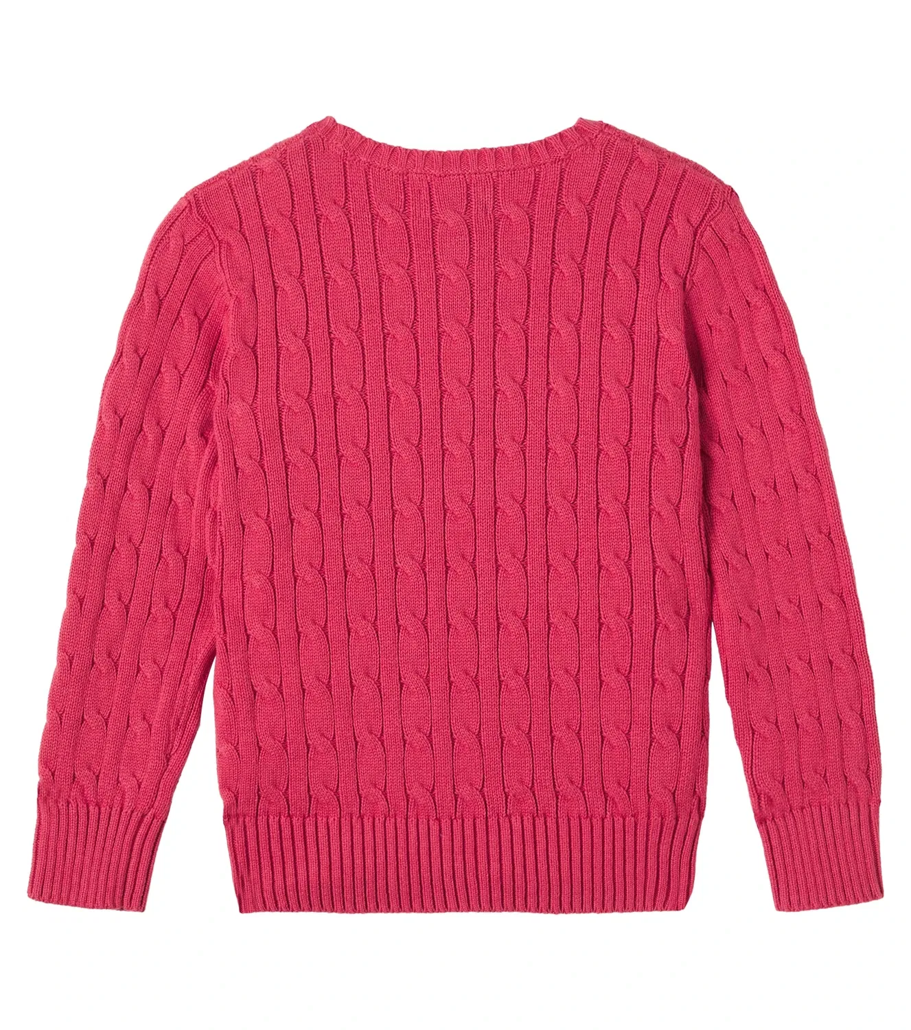 Свитер хлопковый Polo Ralph Lauren Kids, розовый — фото 2