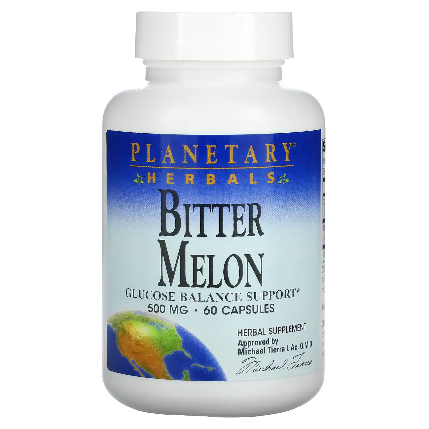 

Planetary Herbals, горькая дыня, 500 мг, 60 капсул